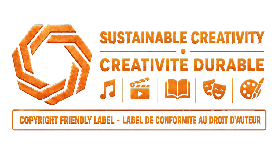 Copyright Friendly Label — Sustainable Creativity / Créativité Durable
